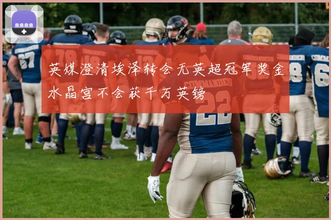 英媒澄清埃泽转会无英超冠军奖金水晶宫不会获千万英镑